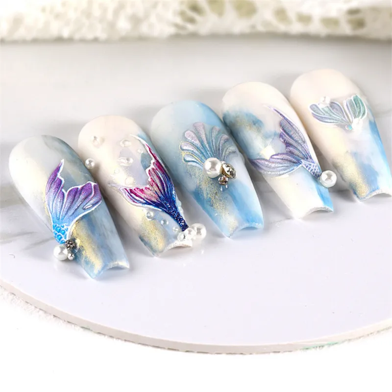 5D Ocean Starfish Nail Stickers